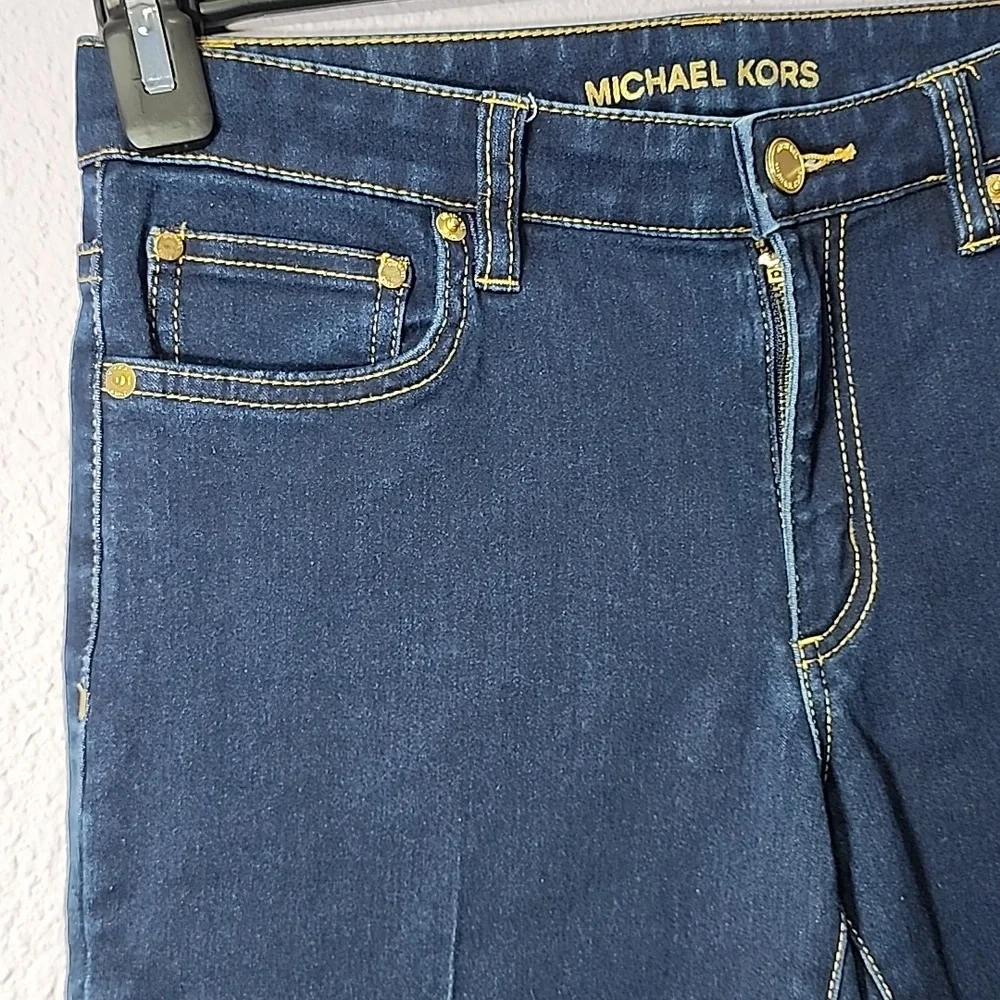 MICHAEL‎ KORS Women's Selma FLARE Leg stretch Jeans Blue Size 6